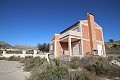 Two properties on a large plot prepared for 11 villas, in Baños de Fortuna, Murcia in Spanish Fincas