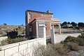 Deux propriétés sur un grand terrain préparé pour 11 villas, à Baños de Fortuna, Murcie in Spanish Fincas