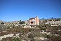 Two properties on a large plot prepared for 11 villas, in Baños de Fortuna, Murcia in Spanish Fincas