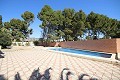 Superbe villa individuelle avec une deuxième maison, à distance de marche de Monovar in Spanish Fincas