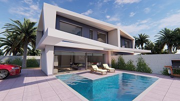 Luxe villa in Gran Alacant, 2/4 bed, privézwembad en lopen naar het strand