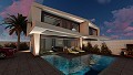 Luxe villa in Gran Alacant, 2/4 bed, privézwembad en lopen naar het strand in Spanish Fincas