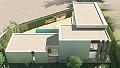 Villa ultra moderne de 4 chambres avec une piscine 8x4 in Spanish Fincas