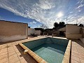 Dorfhaus mit Swimmingpool zwischen Monovar und Pinoso in Spanish Fincas