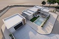 Beautiful 3 bedroom modern house project with swimming pool in fortuna in Spanish Fincas