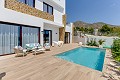 Finestrat Moderne Villa mit Meer- und Bergblick in Spanish Fincas