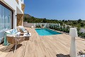 Finestrat Moderne Villa mit Meer- und Bergblick in Spanish Fincas