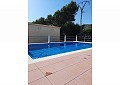 3 Bed 1 Bath Villa in great location with Pool and 2 Floor Guest House in Sax in Spanish Fincas