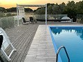 Villa mit 3 Schlafzimmern und 2 Bädern in Sax mit Pool und Aussicht in Spanish Fincas