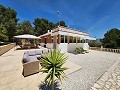 Huis met 3 slaapkamers en gastenhut met 1 bed in Spanish Fincas