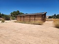 27,000m2 of land with wooden cabin in Spanish Fincas